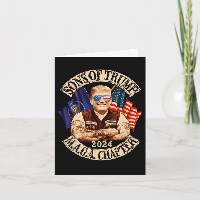 Of Trump Maga Chapter 2024 Funny  Card (Front)