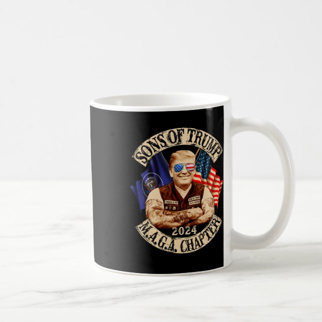 Of Trump Maga Chapter 2024 Funny  Coffee Mug (Right)