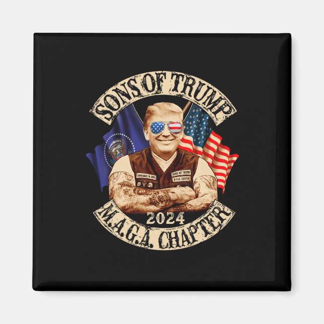 Of Trump Maga Chapter 2024 Funny  Magnet (Front)