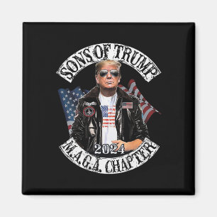 Of Trump Maga Chapter 2024 (on Back)  Magnet