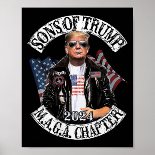 Of Trump Maga Chapter 2024 (on Back)  Poster