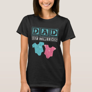 Of Twins Family Daddy Fathers Day Future Parents  T-Shirt