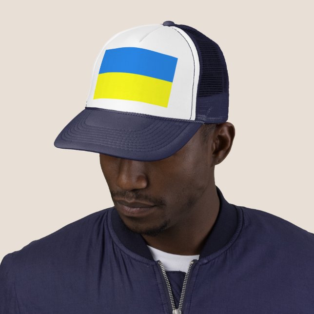  of Ukraine Trucker Hat (In Situ)