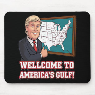 Of Wellcome Gulf Of United States Of America Mouse Pad