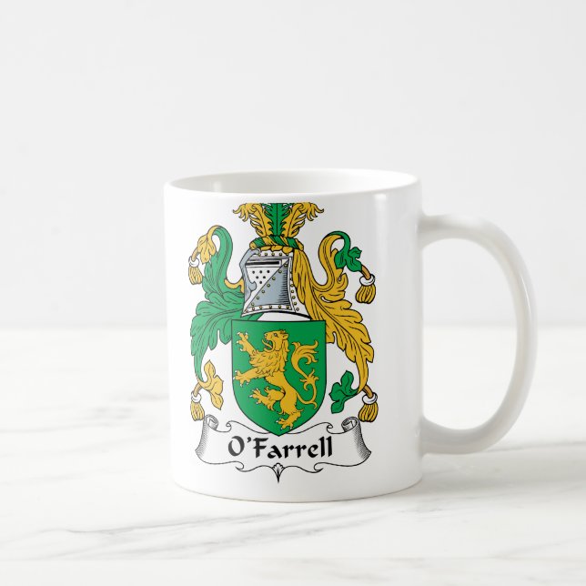 O'Farrell Family Crest Coffee Mug (Right)