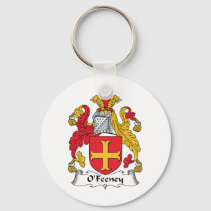 O'Feeney Family Crest Key Ring