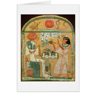 Ofenmut Offering to Osiris, Stele of Ofenmut from