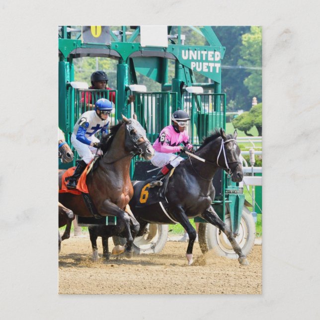 Off at Saratoga Postcard (Front)