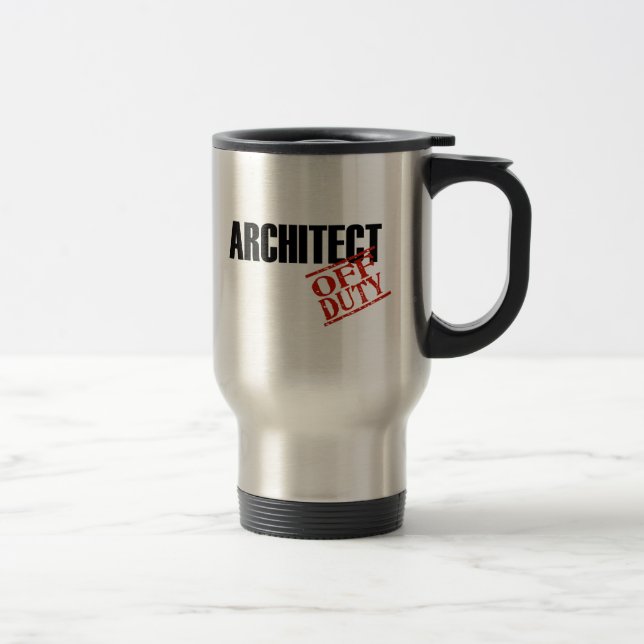 Off Duty Architect Travel Mug (Right)