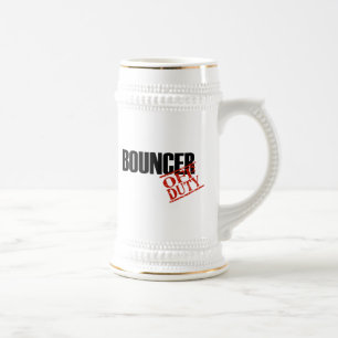 Off Duty Bouncer Beer Stein