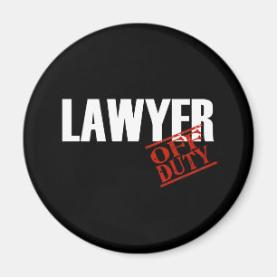 OFF DUTY LAWYER DARK MAGNET