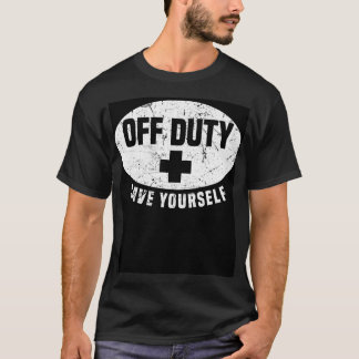 off duty lifeguard funny 1 T-Shirt
