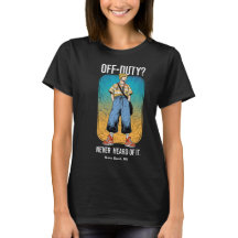 Off Duty Never Heard Of It Cool Nurse Retro Graphi
