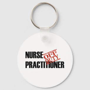OFF DUTY NURSE PRACTITIONER LIGHT KEY RING