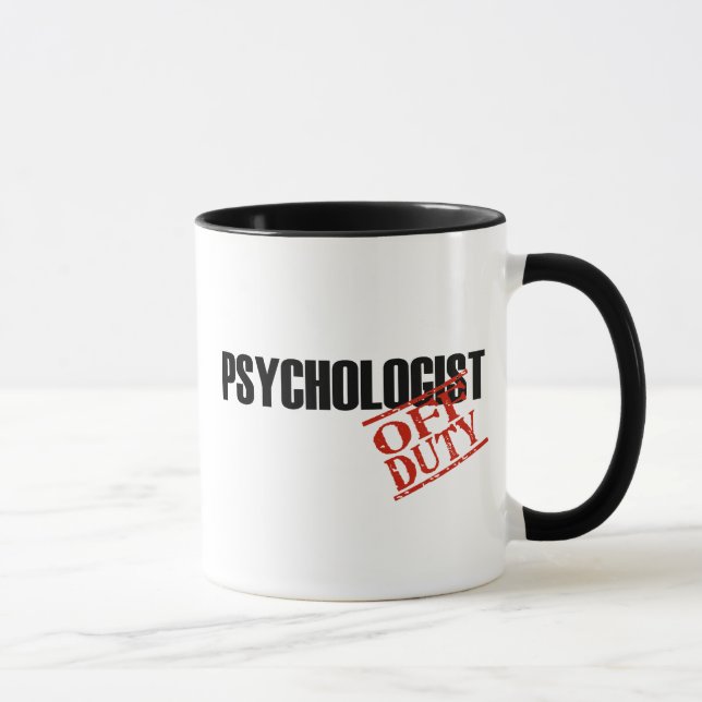 OFF DUTY PSYCHOLOGIST MUG (Right)