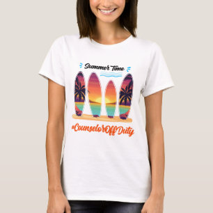 Off Duty Summer Time End Of School Year T-Shirt