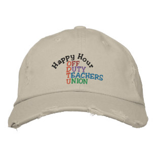 Off Duty Teachers Cap by SRF
