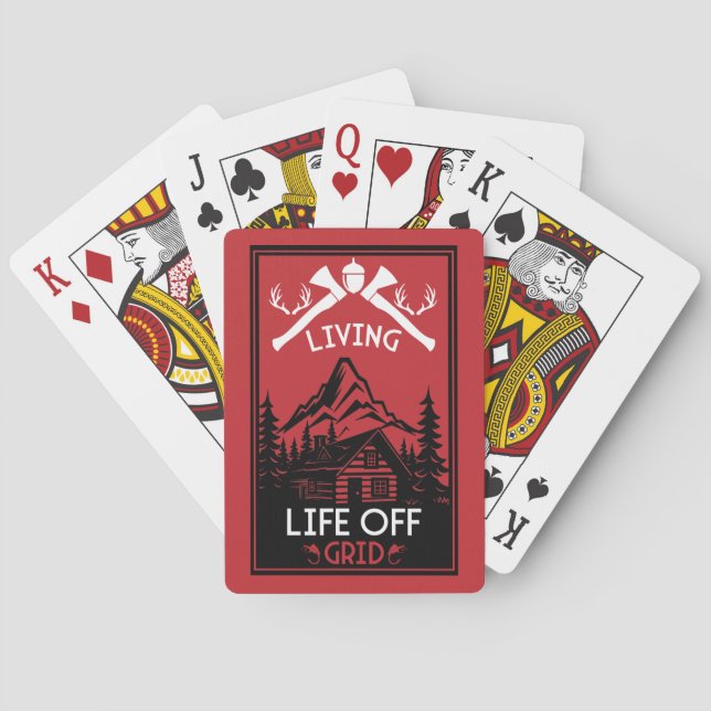 OFF GRID LIFE PLAYING CARDS (Back)
