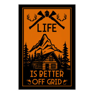 OFF GRID LIFE POSTER