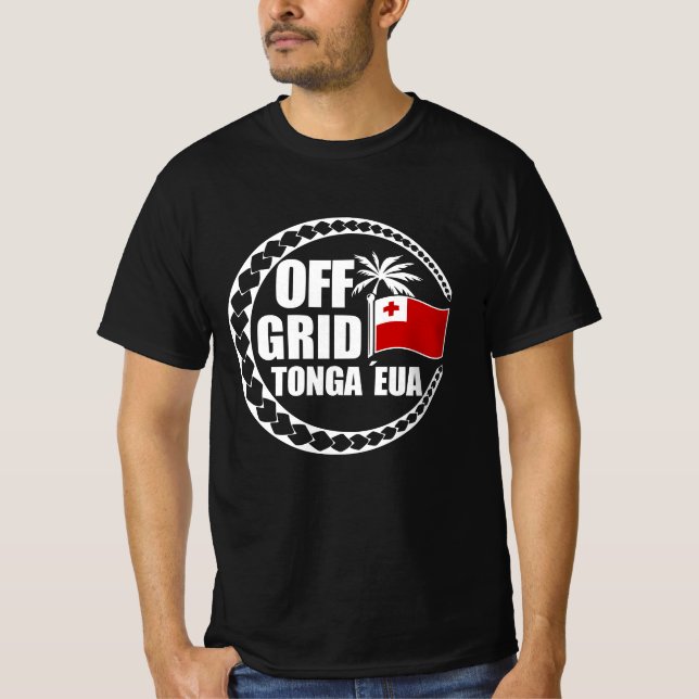 Off Grid Tonga Eua Lifestyle T-Shirt (Front)