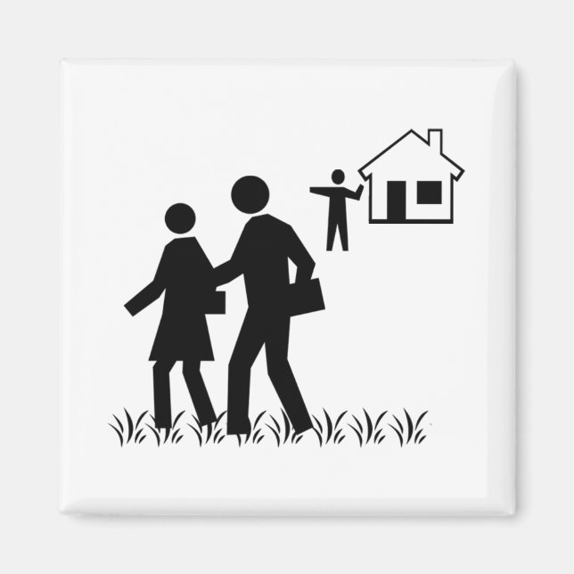 Off My Lawn Magnet (Front)