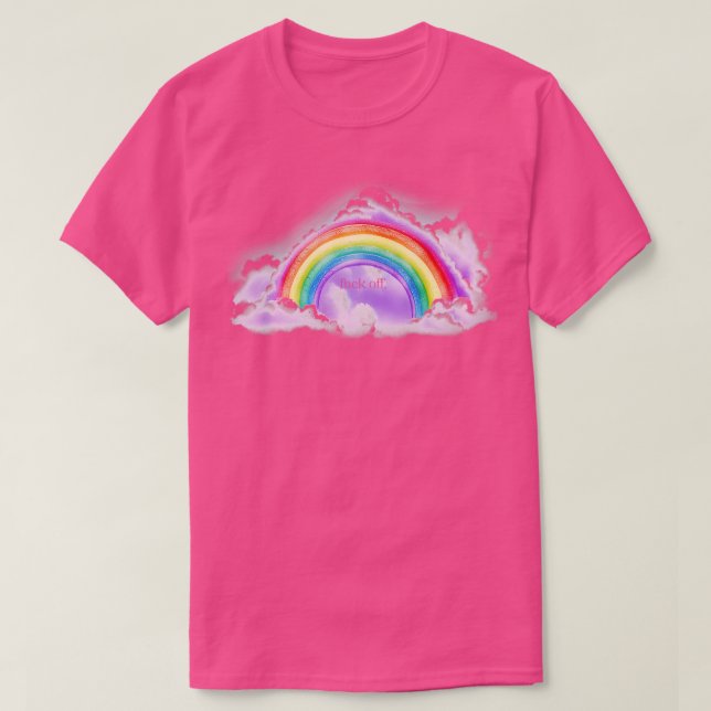Off Rainbow Aesthetic T-Shirt (Design Front)