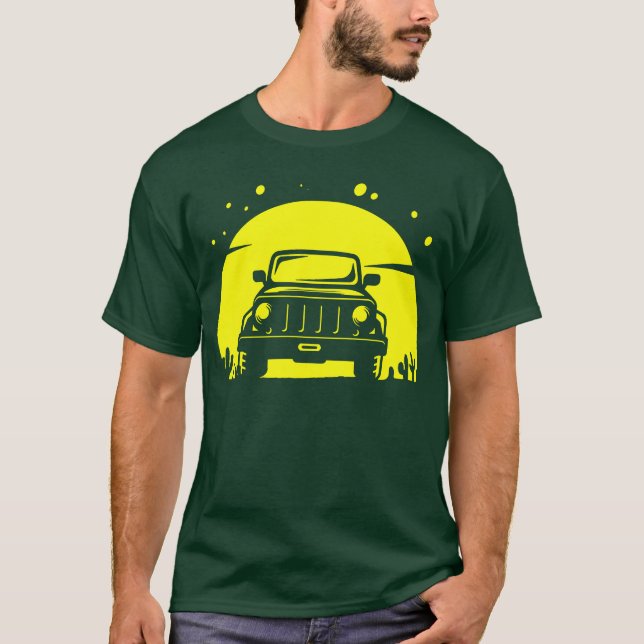 Off Road Adventure Sport Retro girl T-Shirt (Front)