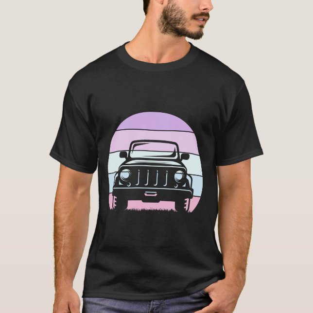 Off road adventures Jeep T-Shirt (Front)