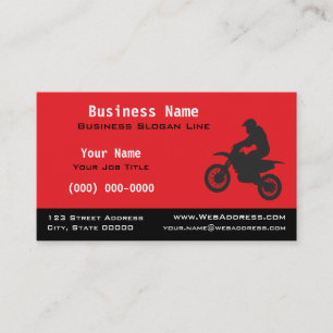 Off-Road Dirt / Trail Bike Motocross Business Ca Card