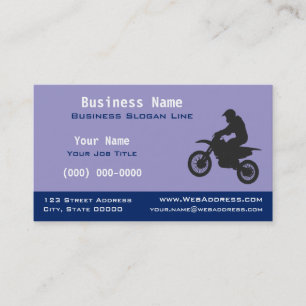 Off-Road Dirt / Trail Bike   Motocross Business Ca Card