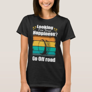 Off Road Happiness Retro 4x4 T-Shirt