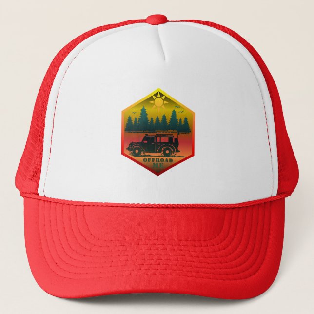 OFF ROAD ME Wilderness S Trucker Hat (Front)