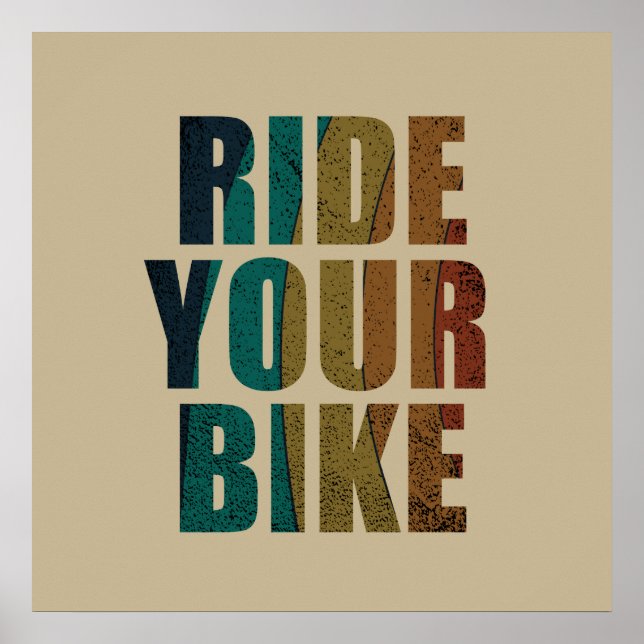 off road mountain bike adventure poster (Front)