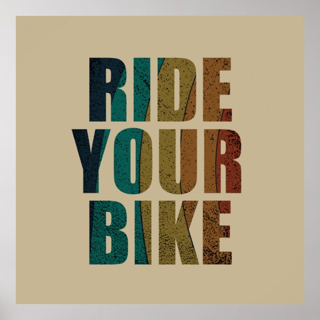 off road mountain bike adventure poster (Front)