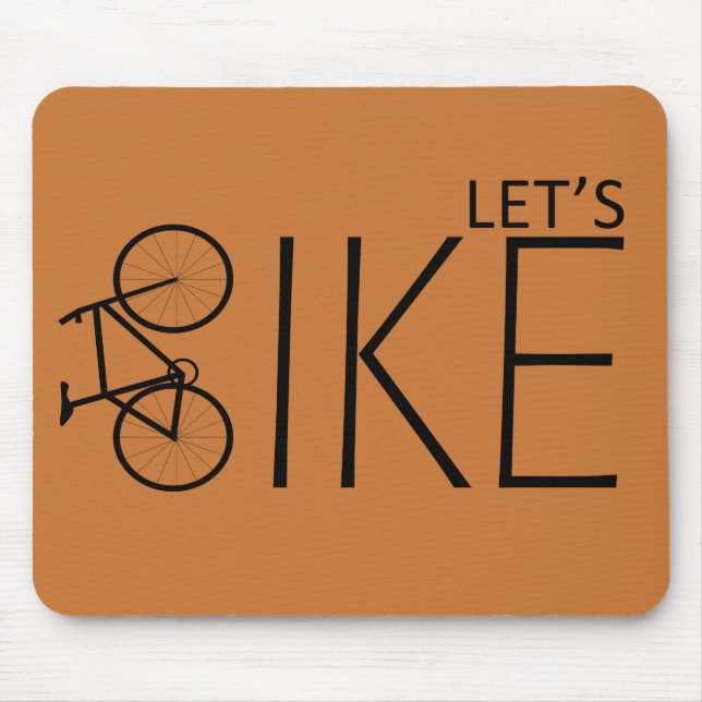 off road mountain biking saying mouse pad (Front)
