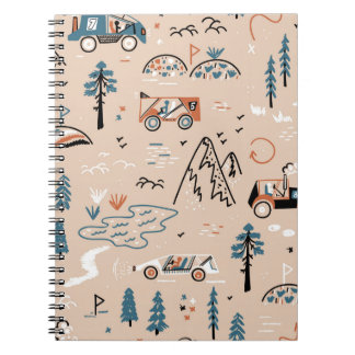 Off-road Racing. Mountain Forest Rally. Toy Car Ra Notebook