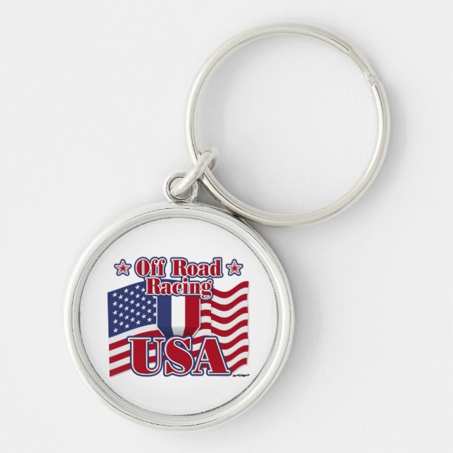 Off Road Racing USA Key Ring (Front)