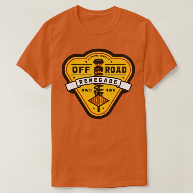 Off Road Renegade T-Shirt (Design Front)