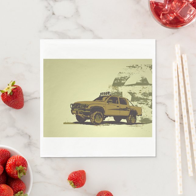 Off Road Vehicle Paper Napkins (Creator Uploaded)