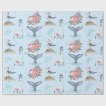 Off-Season Cape Cod Holiday Wrapping Paper