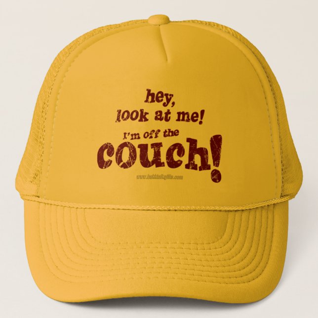 Off The Couch... Trucker Hat (Front)