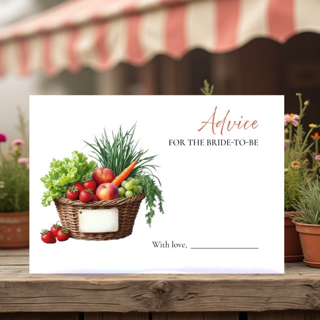 Off The Market  Bridal Shower Advice for the Bride Invitation (Creator Uploaded)