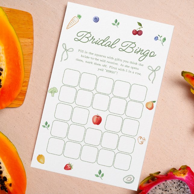 Off the Market Bridal Shower Bingo Game (Creator Uploaded)