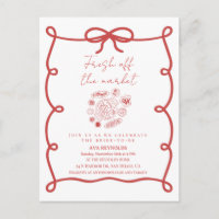 Off The Market Bridal Shower Invitation Template