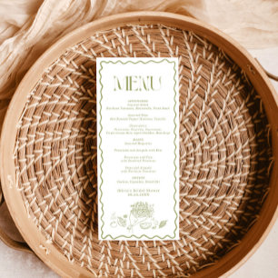 Off The Market Bridal Shower Menu, Bridal Brunch