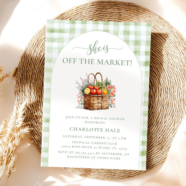 Off the Market Bridal Shower Modern Farmers Invitation (Creator Uploaded)