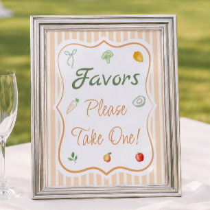 Off the Market Bridal Shower Party Favour Poster