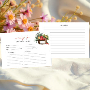 Off the Market Bridal Shower Recipe Cards