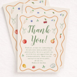 Off the Market Bridal Shower Thank You Card