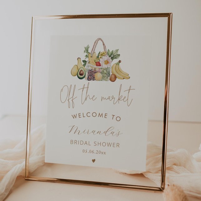 Off The Market Bridal Shower Welcome Poster (Creator Uploaded)
